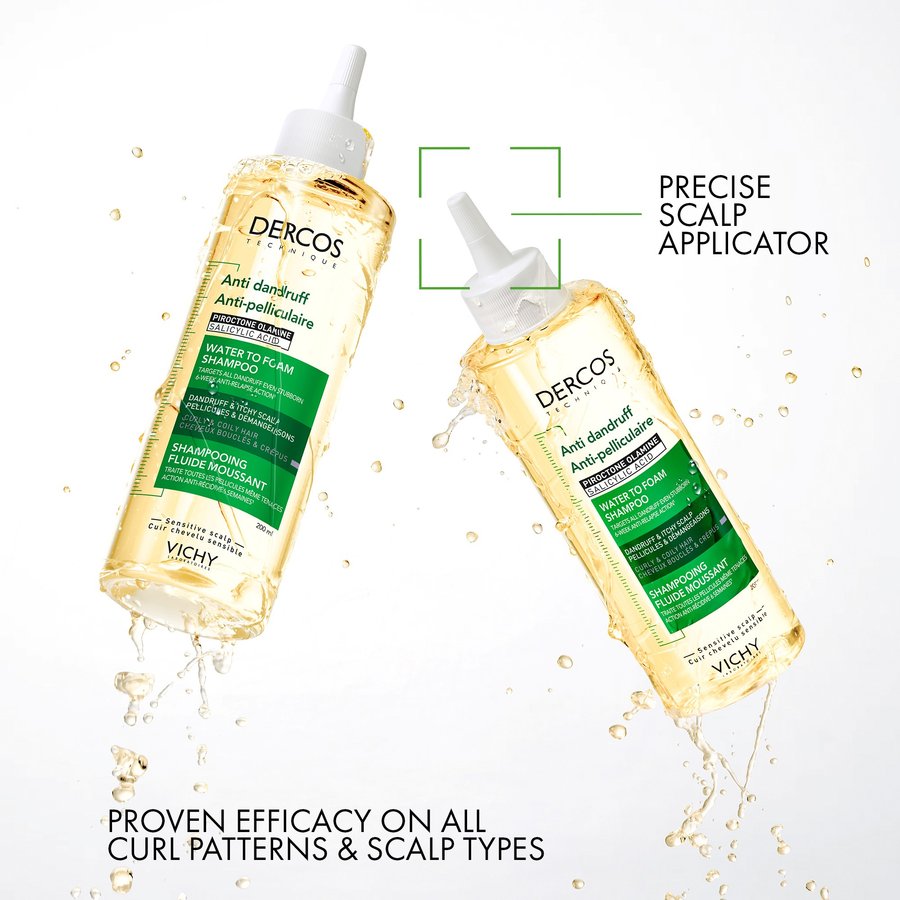dercos
anti-dandruff water to foam shampoo