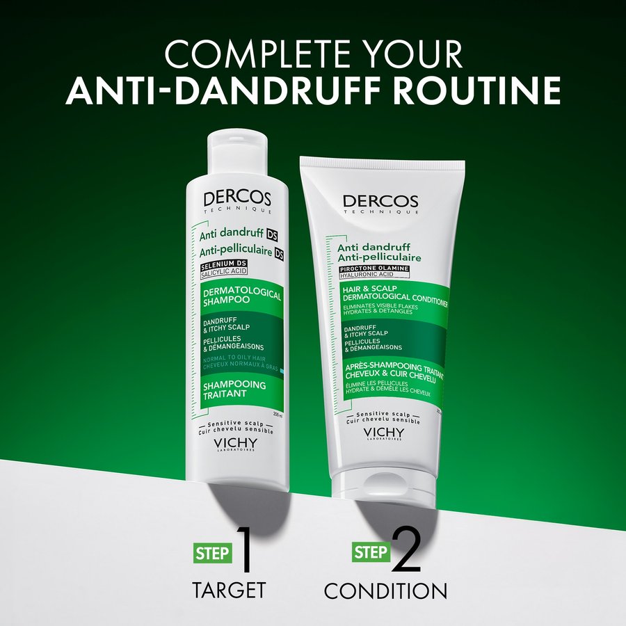 dercos
anti-dandruff dermatological conditioner