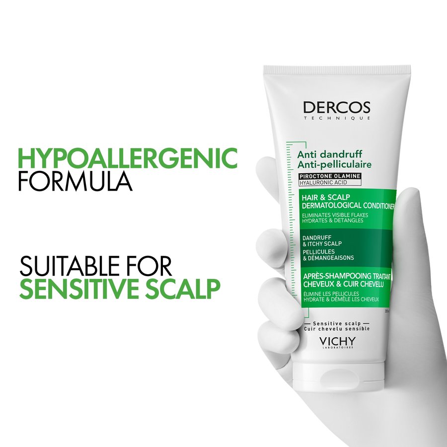 dercos
anti-dandruff dermatological conditioner