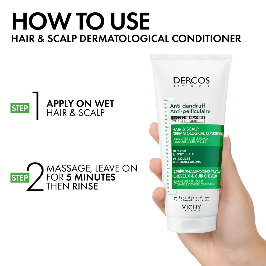 dercos
anti-dandruff dermatological conditioner