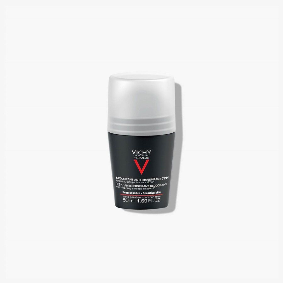 vichy homme
homme sensitive skin 48hr rollon deodorant